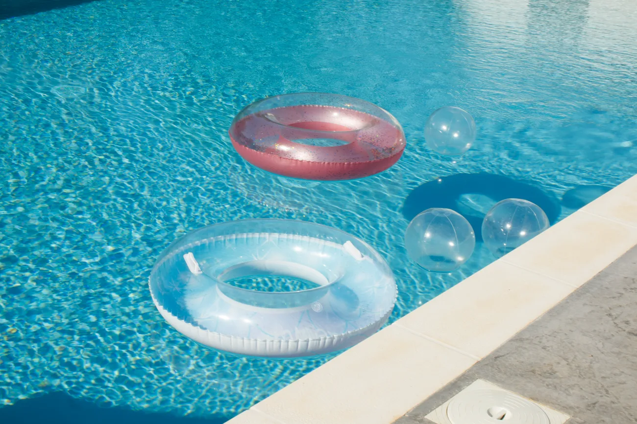Dettaglio dell'acqua della piscina